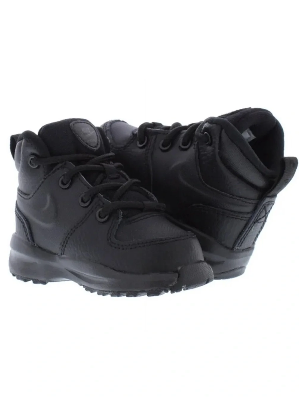 Nike Toddler Kids Triple Black Manoa LTR (TD) Boot Shoes | Size 7